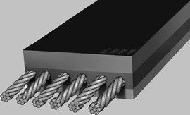 comprar Anti desgarro ST1000 Cinturón transportador de cuerda de alambre Retardante de llama Alta temperatura online manufacture