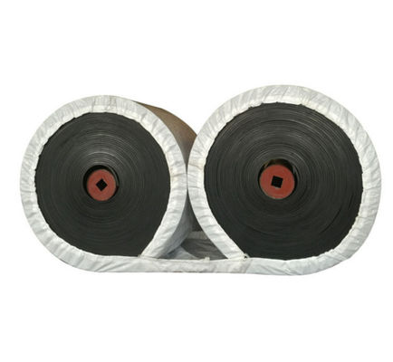 Bandas transportadoras de goma del nilón/del poliéster NN 7 capas del negro
