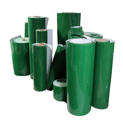 Cinturón transportador de PVC de calidad alimentaria resistente para el transporte de alimentos a granel y envasados