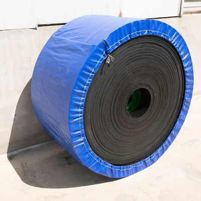 Cinta transportadora ST2000 resistente al frío -60C a 50C con ancho estándar de 900 mm y cubierta de goma negra