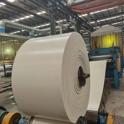 White NN Rubber Conveyor Belts 3-12 Layers 15Mpa Tensile Strength