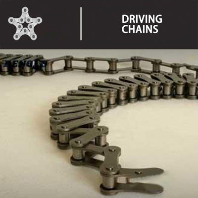 Cadenas de rodillos de acero de aleación de doble inclinación con accesorio
