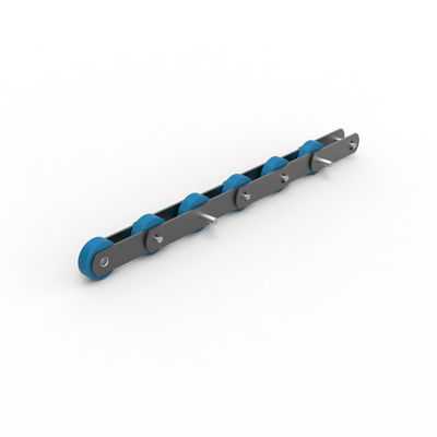 cadena de nylon del paso de escalera móvil del rodillo de la cinta transportadora del elevador de cubo de la echada de 133.33m m