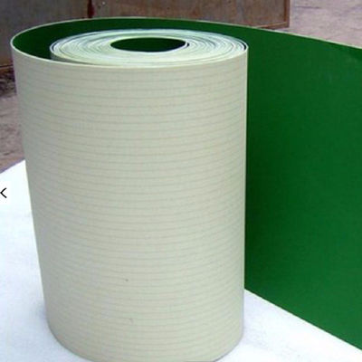 Verde durable ligero del PVC de la banda transportadora del tabaco 4 capas