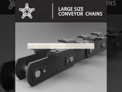 Pintado Peening 40Cr Cranked Link Chain para la carga del asfalto